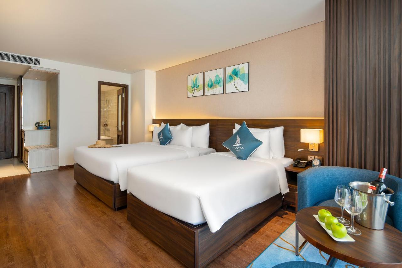Canvas Danang Beach Hotel Exterior foto