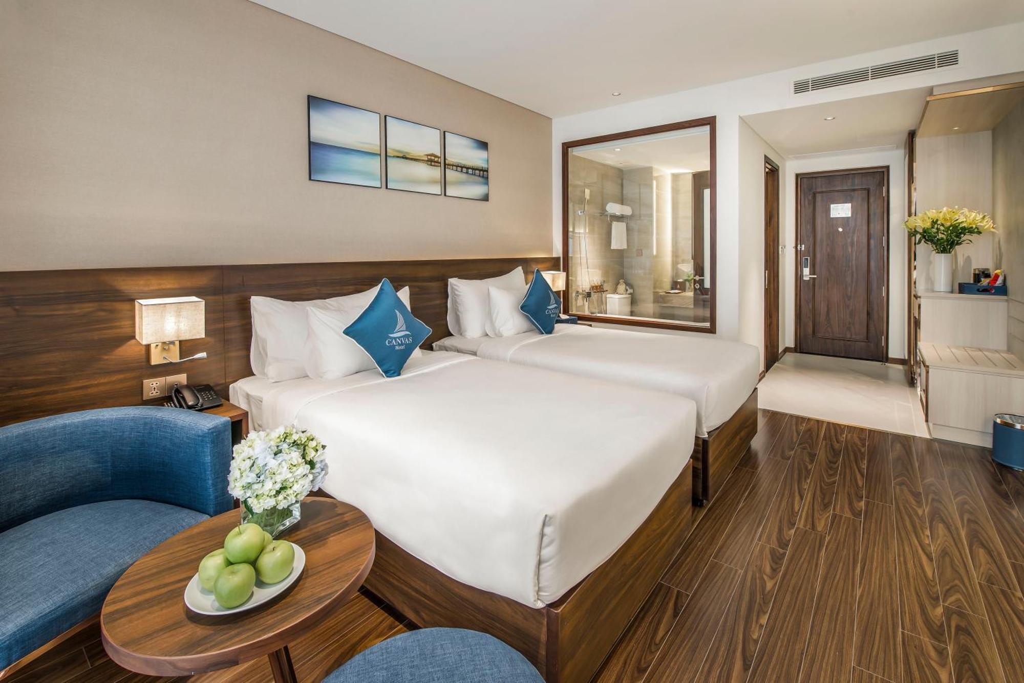 Canvas Danang Beach Hotel Exterior foto